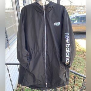 CUTE! Metallic Rainbow Silver New Balance Plus size 3X windbreaker B3